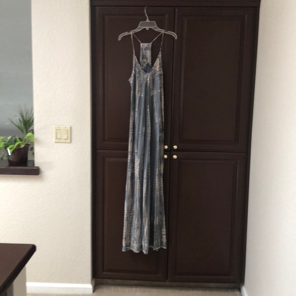 Flowy tie dye maxi dress